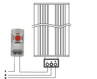 pano termostaı ısıtıcı bağlantısı