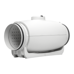 td-silent 500/150-160 570 m3/h, 17/22db plastik gövde yuvarlak kanal tipi fanlar