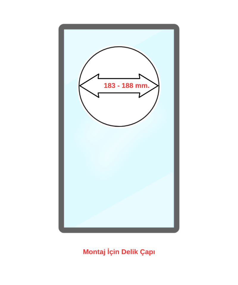 S&P HCM-150 N Pencere Tipi Fan | Sessiz Aksiyel Fan