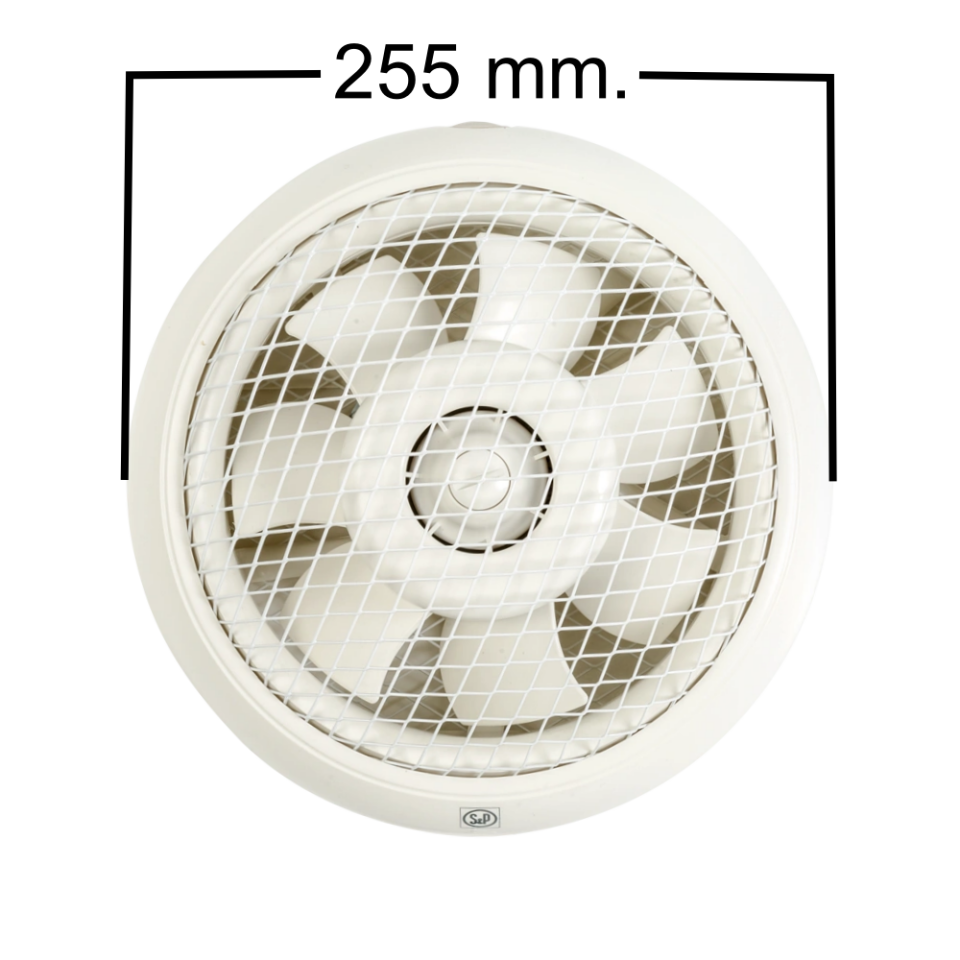 S&P HCM-180 N Pencere Tipi Fan | Aksiyel Egzoz Fanı