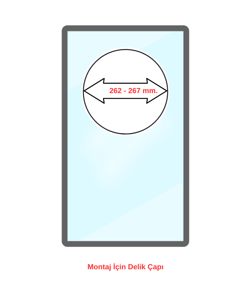 S&P HCM-225 N Pencere Tipi Fan | Yüksek Debili Aksiyel Fan