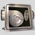 cab-200 metal kabinli kanal tipi fanlar 690 m3/h 50mm akustik izolasyonlu, radyal fan 58/45d