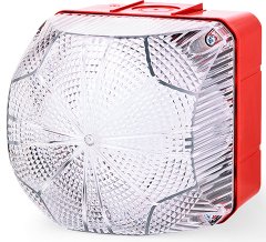 AUER SIGNAL QDS, Led'li Sabit Veya Flaşörlü Sinyal Lambası 24 V AC/DC - Şeffaf