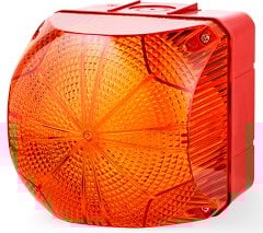 AUER SIGNAL QDL, Led'li Sabit Veya Flaşörlü Sinyal Lambası 24 V AC/DC - Turuncu