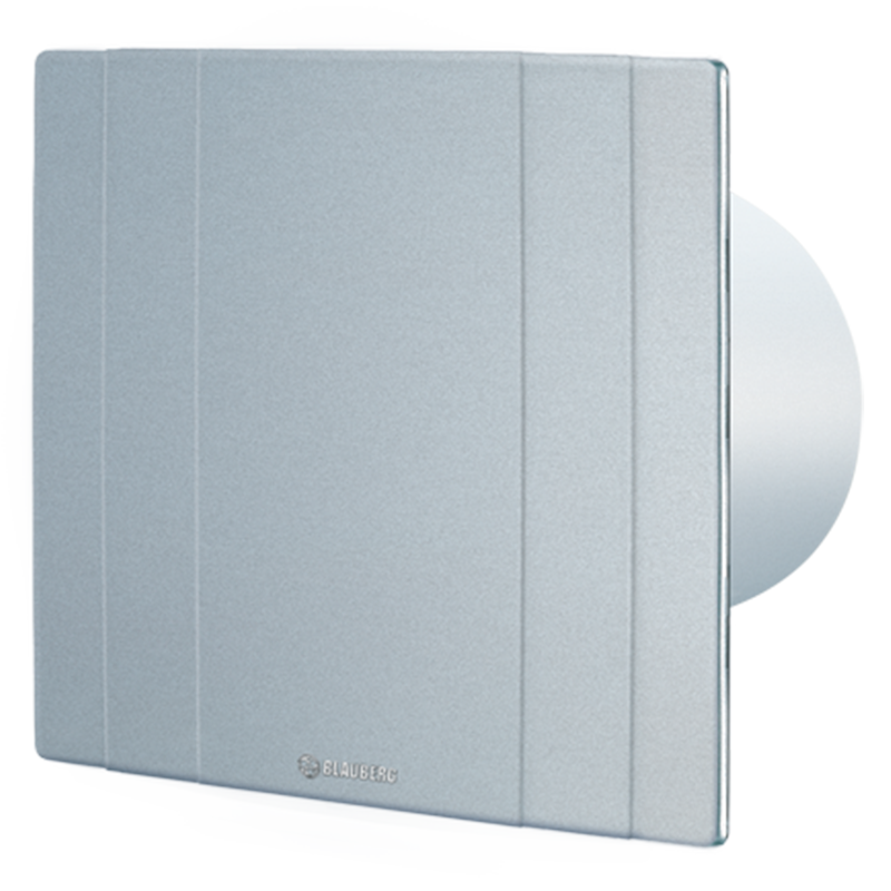 quatro-100t,  88m³/h, 33db zaman ayarlı dekoratif ön panel şık banyo fanları PLATINUM