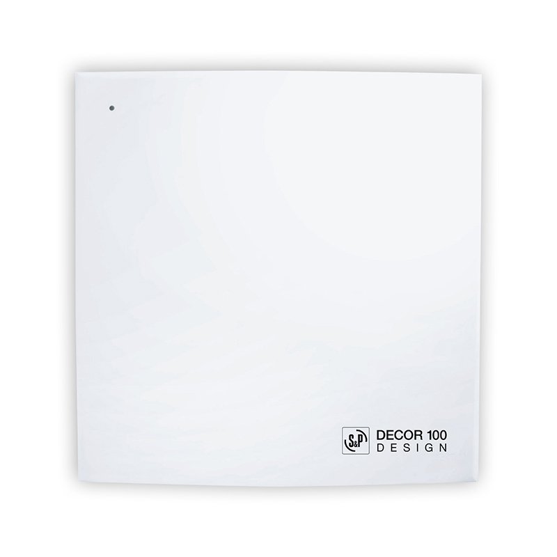 S&P Decor 100 C Design | Banyo Aspiratörü | 80 m3/h | 100 mm.