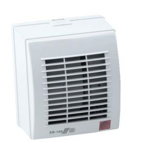 eb 100 s duvar-tavan tipi fan 110 m3/h, 45,5db  geri tepme ventilli