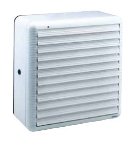 Vitro 9/230, 700 m³/h, Çift yönlü, Otomatik panjurlu, cam tipi aspiratör