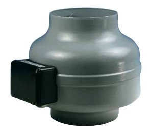 axc-315, 1439 m3/h, 43db yuvarlak kanal tipi fan metal gövde