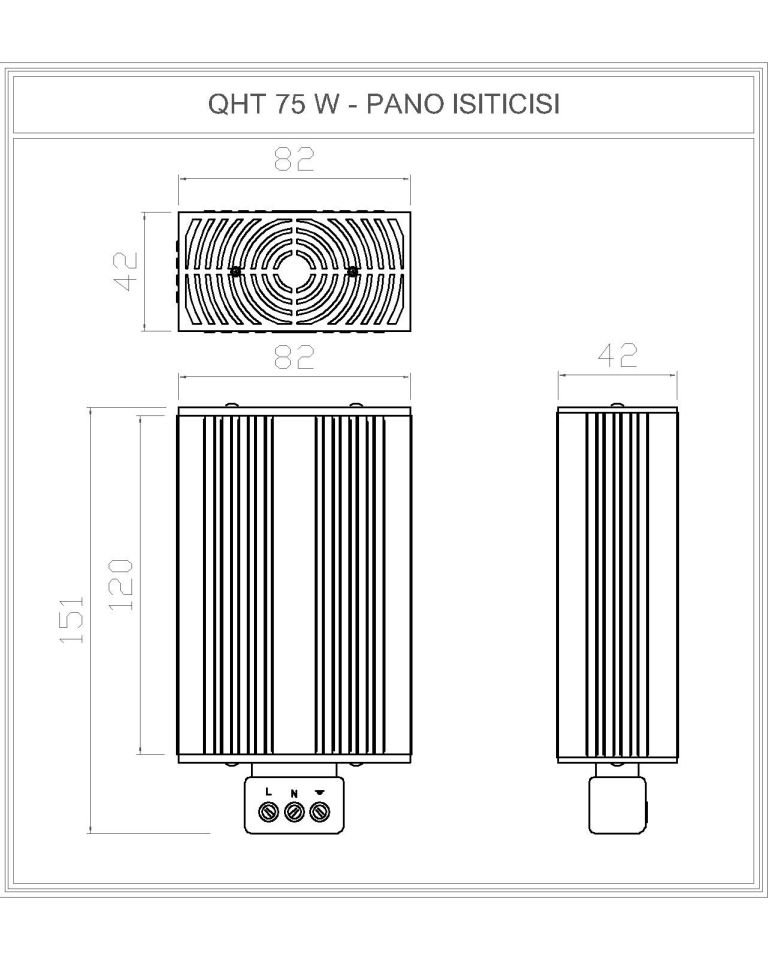 Quick QHT 75 W | Pano Isıtıcısı | 110 - 240 V. | 75 W