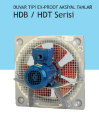 S&P Soler Palau HDT/4-355 Exproof Duvar tipi Fan 3120 m3/h