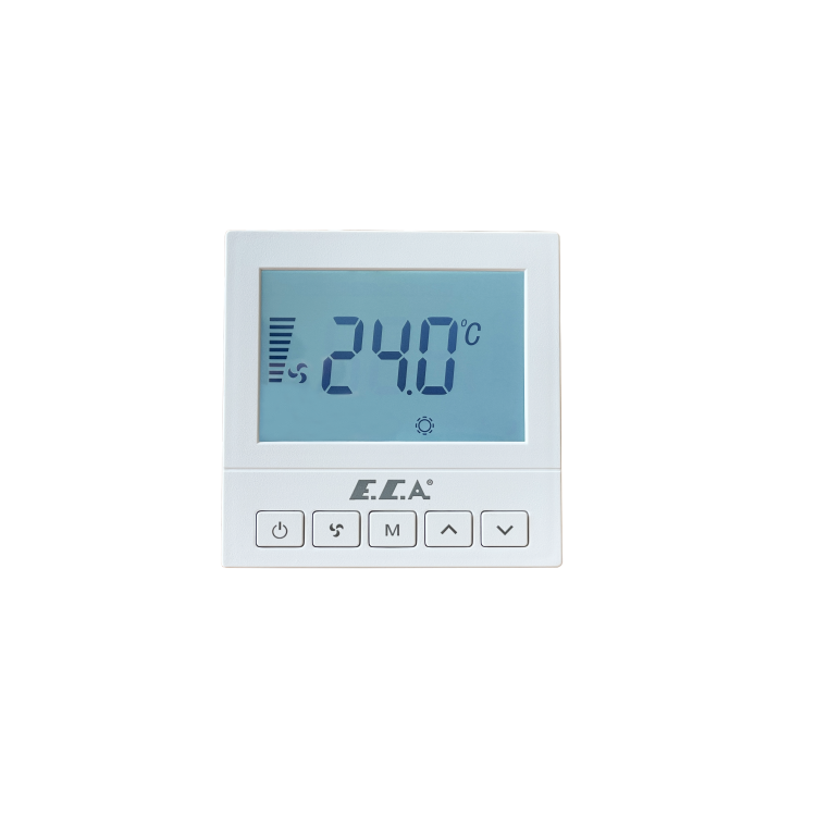 ECA | AE 1041 Dijital FanCoil Termostatı | Sıva Altı | Haftalık Programlı, 2 / 4 Borulu