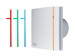 Silent-200 CZ Design 175 m3/h, 35db Pilot Lambalı, Geri Tepme Ventilli, Beyaz Kapak