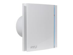 Silent-200 CZ Design 175 m3/h, 35db Pilot Lambalı, Geri Tepme Ventilli, Beyaz Kapak
