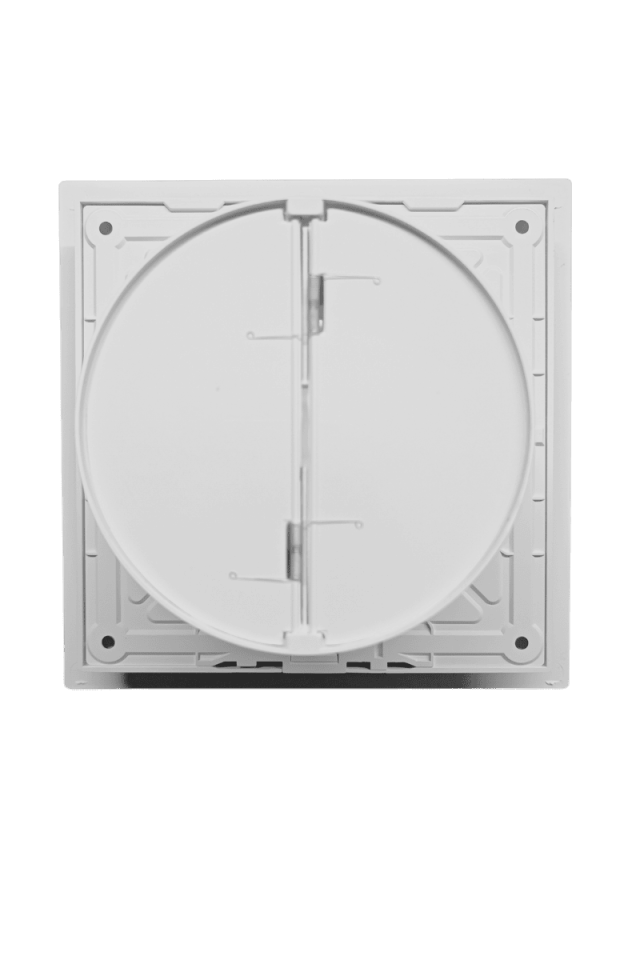 VentEurope EON | Düz Panelli Lux Banyo Aspiratörü | 100 m3/h SİYAH CAM PANEL