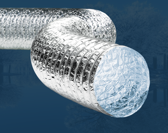 alufleks hygiene ø133- 10 mt. anti mikrobiyal alüminyum - izolesiz fleks kanal