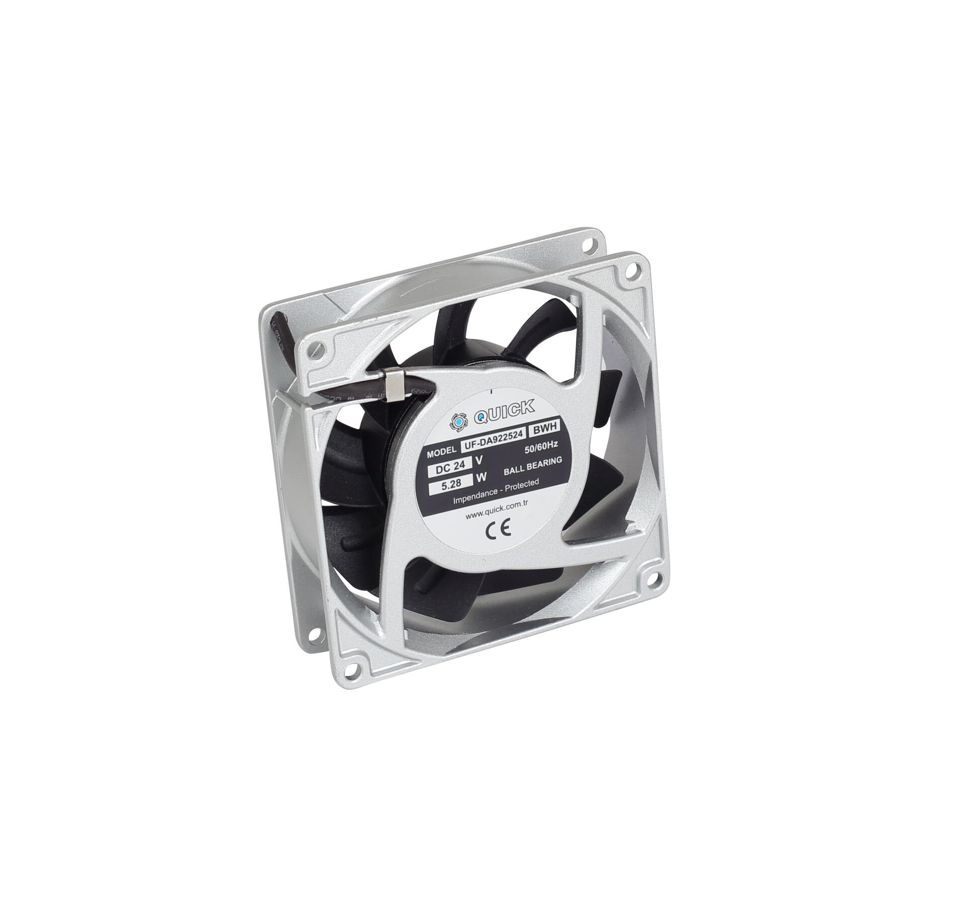 Quick 92x92x25 mm 48V DC Pano Fanı - UF-DA9225 Serisi (Rulmanlı)
