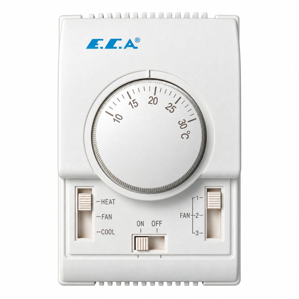 ECA Elektromekanik Fancoil Termostatı (2 Borulu Tüm Markalarla Uyumlu)